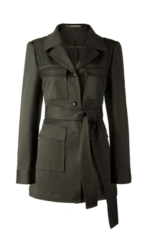 Manteau en laine à double boutonnage