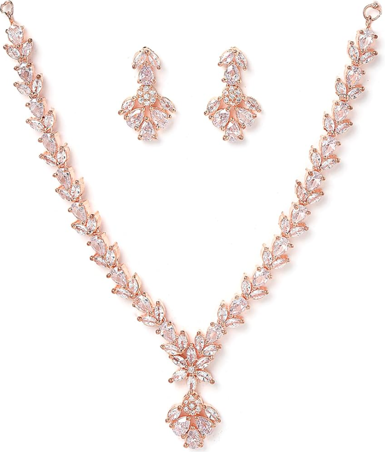 Parure boucles d’oreilles + collier fantaisie