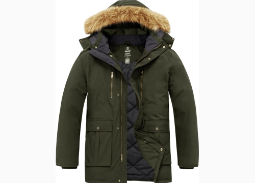 Veste d’hiver matelassée et chaude